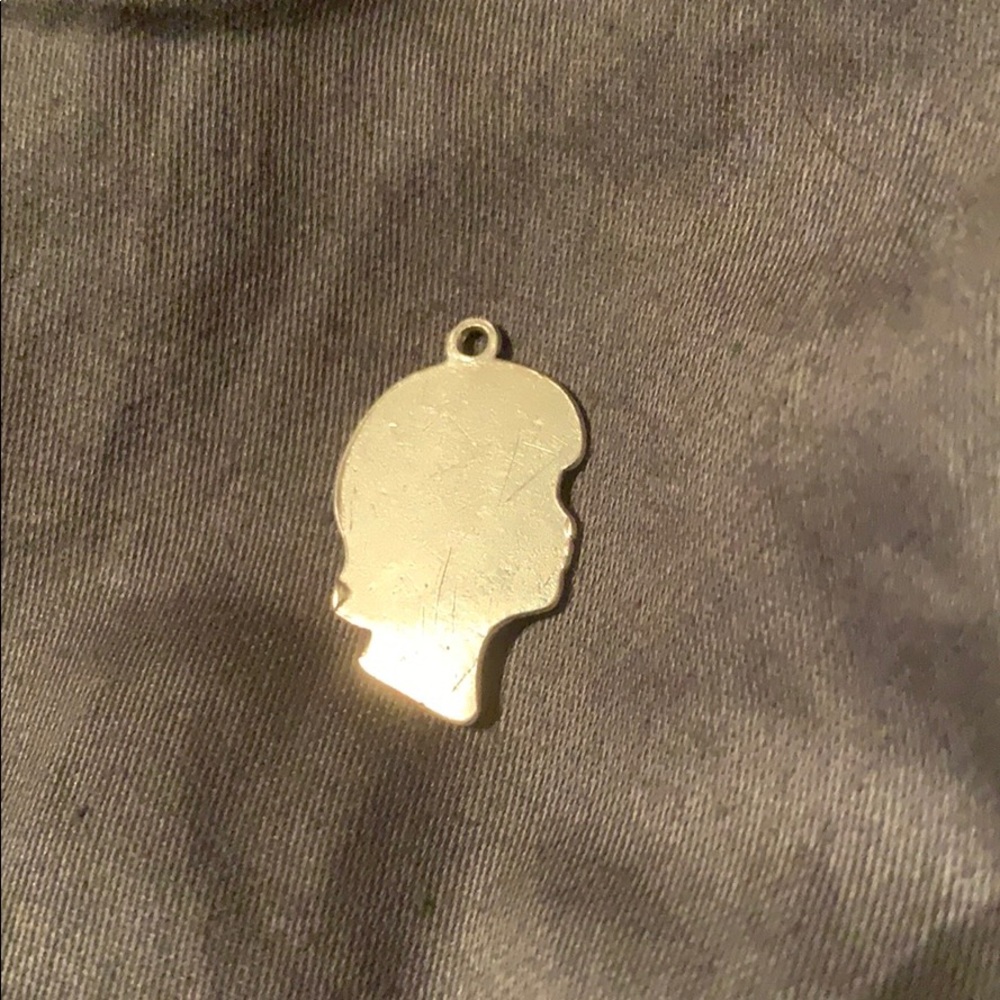 Girl Silhouette Charm